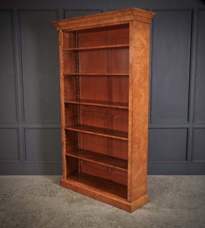 Large Amboyna Open Bookcase - Image 6