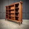 Impressive Large Anglo Indian Mahogany Open Bookcase - Image 2