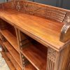 Impressive Large Anglo Indian Mahogany Open Bookcase - Image 4
