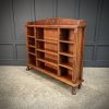 Impressive Large Anglo Indian Mahogany Open Bookcase - Image 5