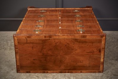 George III Walnut Chest of Drawers - Image 10