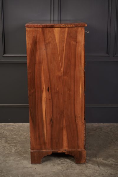 George III Walnut Chest of Drawers - Image 11