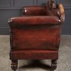 Large Rosewood Leather Sofa - Image 14