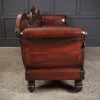 Large Rosewood Leather Sofa - Image 16