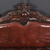 Large Rosewood Leather Sofa - Image 8