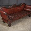 Large Rosewood Leather Sofa - Image 2