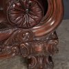 Large Rosewood Leather Sofa - Image 10