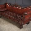 Large Rosewood Leather Sofa - Image 11