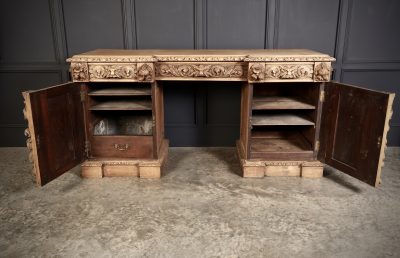 Large Victorian Carved Oak Sideboard - Image 10