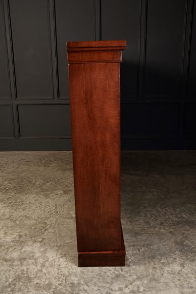 Victorian Mahogany Open Bookcase - Image 7
