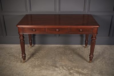 Large Victorian Mahogany Side Table - Image 3
