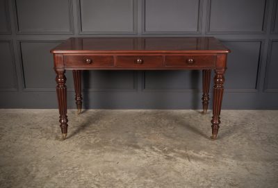 Large Victorian Mahogany Side Table - Image 4