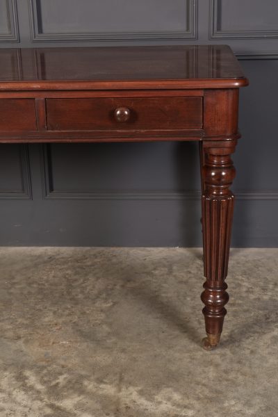 Large Victorian Mahogany Side Table - Image 5