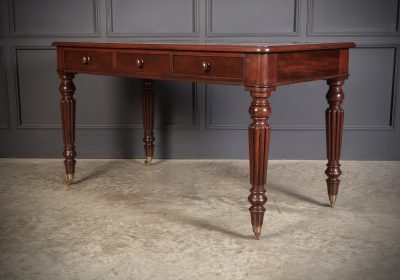 Large Victorian Mahogany Side Table - Image 7