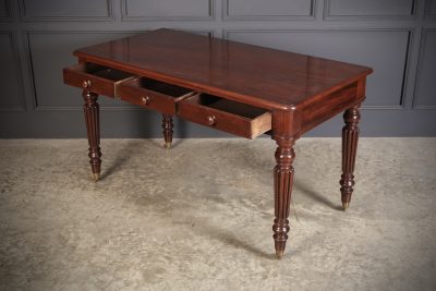 Large Victorian Mahogany Side Table - Image 9