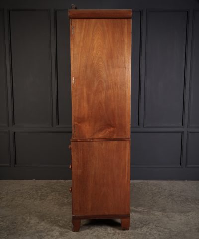 Late Regency Mahogany Linen Press - Image 14