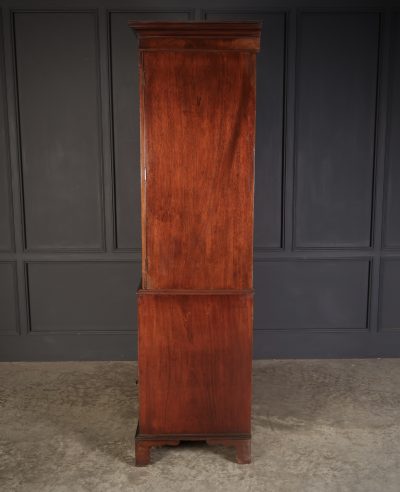 Marquetry Inlaid Mahogany Linen Press - Image 10