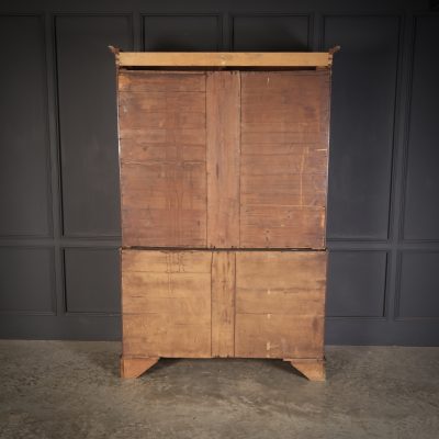 Marquetry Inlaid Mahogany Linen Press - Image 11