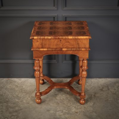 Oyster Walnut Box On Stand - Image 3