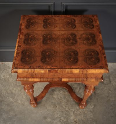 Oyster Walnut Box On Stand - Image 4