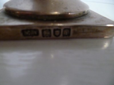 ANTIQUE SILVER SHAKER 1904 MAPPIN WEBB 6 OZS   17 CM - Image 2