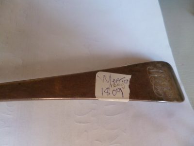 SILVER GEORGIAN BASTING SPOON  1809 WILL EATON  29 CM  120 GRAMS  [FREE POST] - Image 3