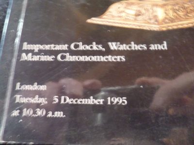 1995 CHRISTIES CLOCKS CATALOGUE LONDON FULLY ILLUSTRATED FREE POST - Image 9