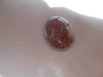 CAMEO ROMAN EMPORER 3.5 CM BY 2.5 CM  [FREE POST] - Image 4