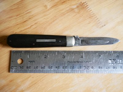 Antique c.1900 Thomas Turner & Co Sheffield double-bladed pocketknife. - Image 9