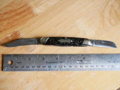 I.XL George Wostenholm Sheffield 4 blade folding knife - 1940's to 60's era. Marked on all blades, - Image 9