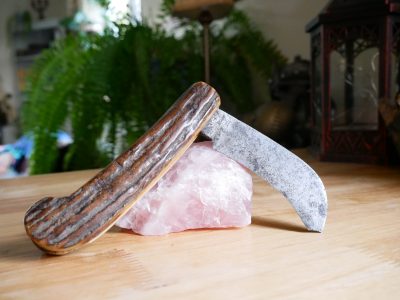 Antique 19th Century French Pruning Knife, Antler Handle - Image 2
