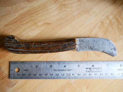 Antique 19th Century French Pruning Knife, Antler Handle - Image 5