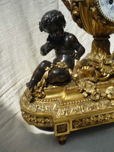 French ,Ormolou, Clock of large proportions. - Image 2