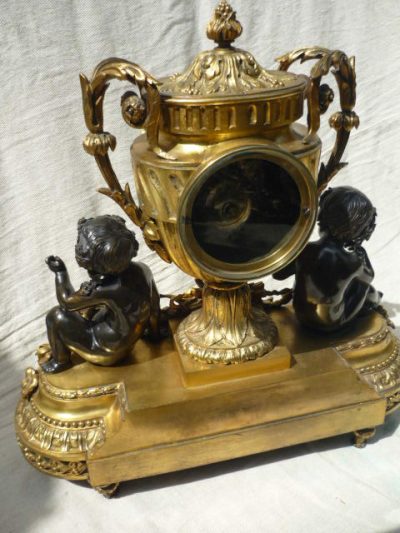 French ,Ormolou, Clock of large proportions. - Image 4