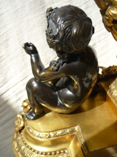 French ,Ormolou, Clock of large proportions. - Image 7