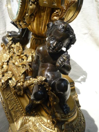 French ,Ormolou, Clock of large proportions. - Image 8
