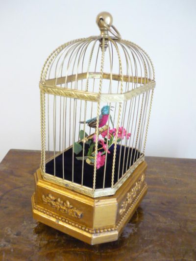 Singing Bird in gilded Cage Automaton. - Image 6