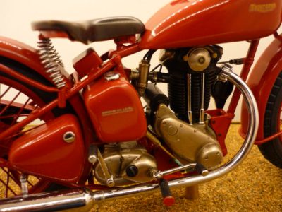 Scratch Built, Museum Quality, Model Triumph 350cc Motorcycle. - Image 7