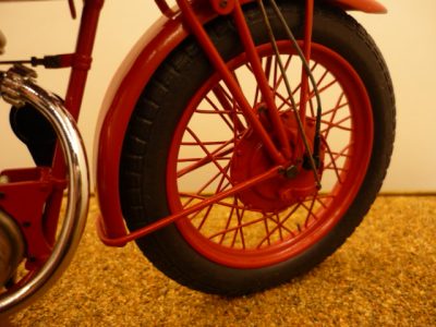 Scratch Built, Museum Quality, Model Triumph 350cc Motorcycle. - Image 5