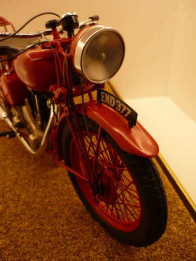 Scratch Built, Museum Quality, Model Triumph 350cc Motorcycle. - Image 4
