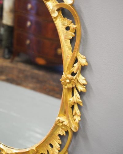 Carved Giltwood Mirror in the Style of Robert Adam - Image 6