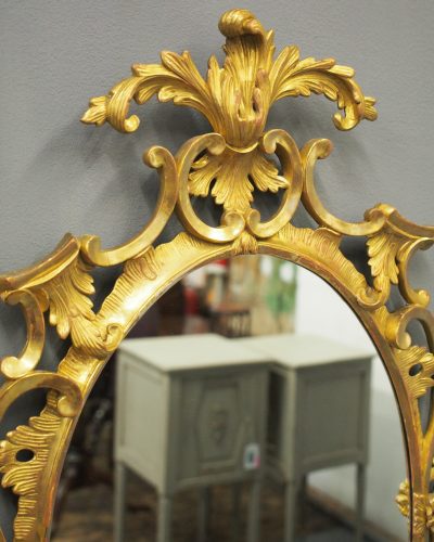 Carved Giltwood Mirror in the Style of Robert Adam - Image 9