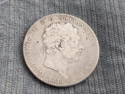 George 111 silver full crown 1819 - Image 3