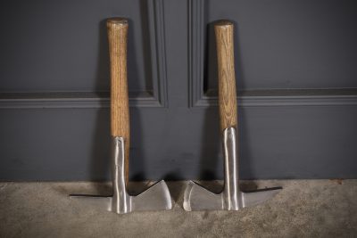 Pair of Elm Handled Auxiliary Fire Service Fireman's Axes - Image 4