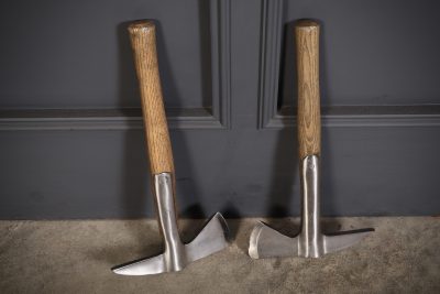 Pair of Elm Handled Auxiliary Fire Service Fireman's Axes - Image 8
