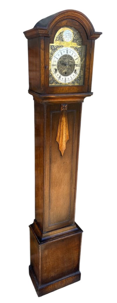 Wonderful Edwardian Westminster chime Grandmother Clock - Image 12