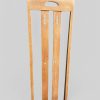 Pair of 1970s Mackintosh Style Oak Chairs – Light Oak & Striped Upholstery - Image 16