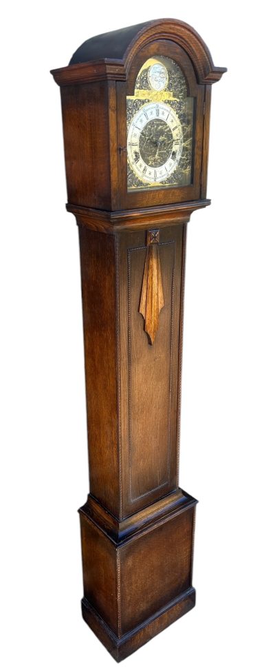 Wonderful Edwardian Westminster chime Grandmother Clock - Image 9