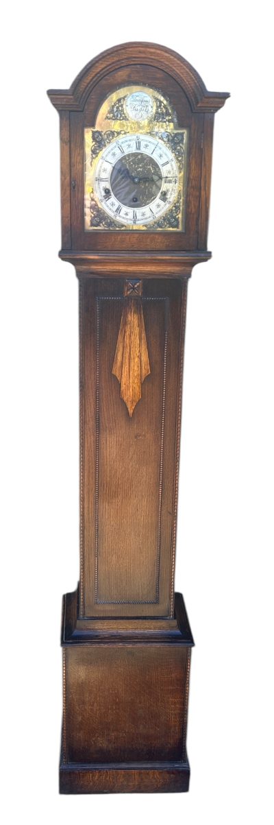 Wonderful Edwardian Westminster chime Grandmother Clock - Image 10