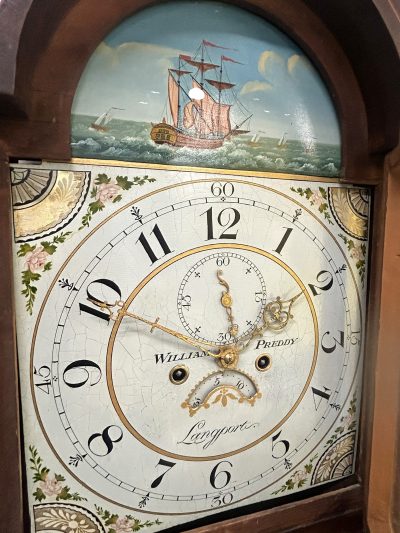 Fabulous Antique English “Langport” Longcase clock - 8 day - Image 13